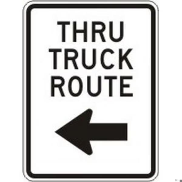 Accuform FACILITY TRAFFIC SIGN THRU TRUCK FRR232DP FRR232DP - main